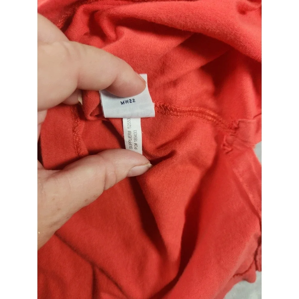 Polo Ralph Lauren Red Shirt Men XL Custom Fit All Cotton‎ made in Hong Kong